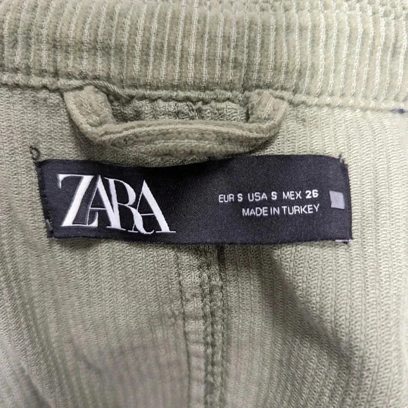 Zara Corduroy Cropped Jacket - Small - Picture 5 of 6